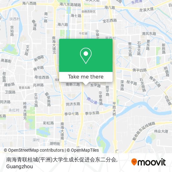 南海青联桂城(平洲)大学生成长促进会东二分会 map