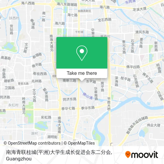 南海青联桂城(平洲)大学生成长促进会东二分会 map
