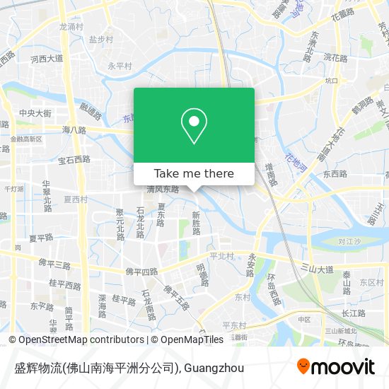 盛辉物流(佛山南海平洲分公司) map