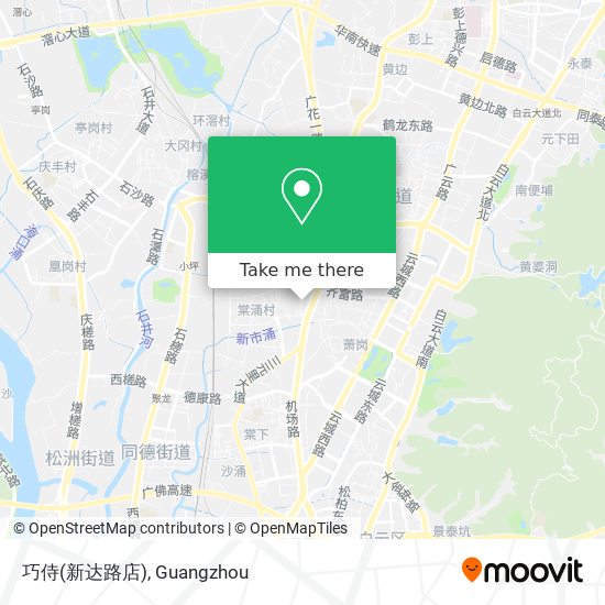 巧侍(新达路店) map