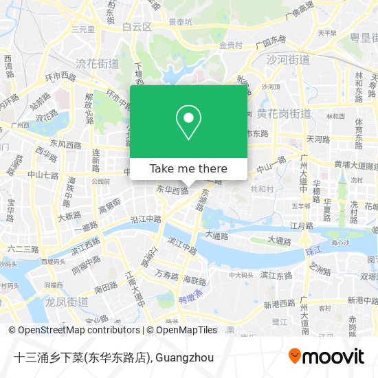 十三涌乡下菜(东华东路店) map