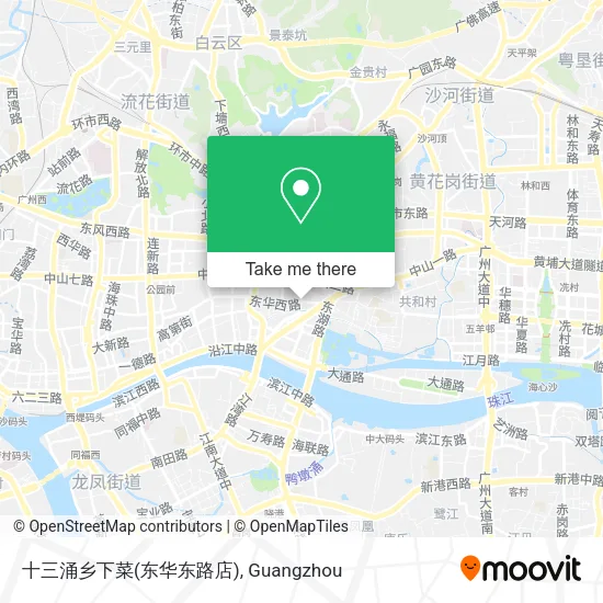 十三涌乡下菜(东华东路店) map