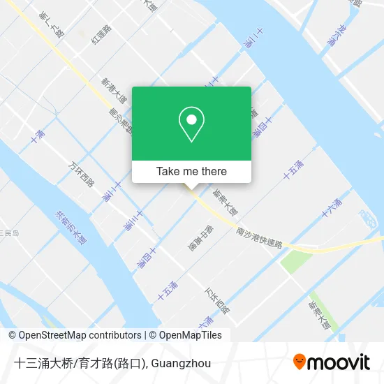 十三涌大桥/育才路(路口) map