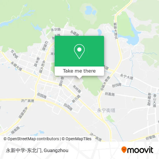 永新中学-东北门 map