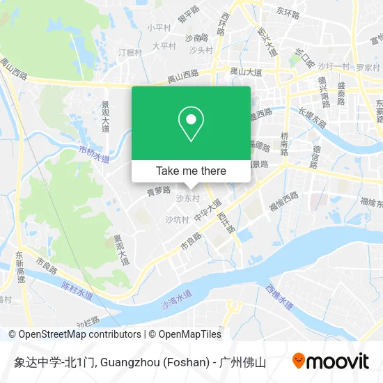 象达中学-北1门 map