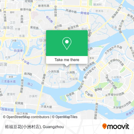 裕福豆花(小洲村店) map