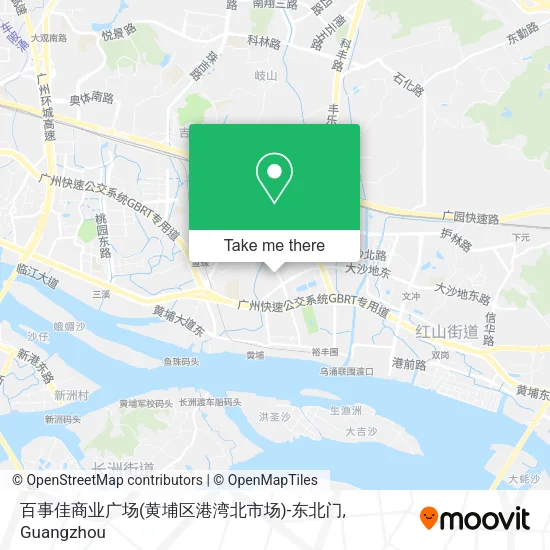 百事佳商业广场(黄埔区港湾北市场)-东北门 map