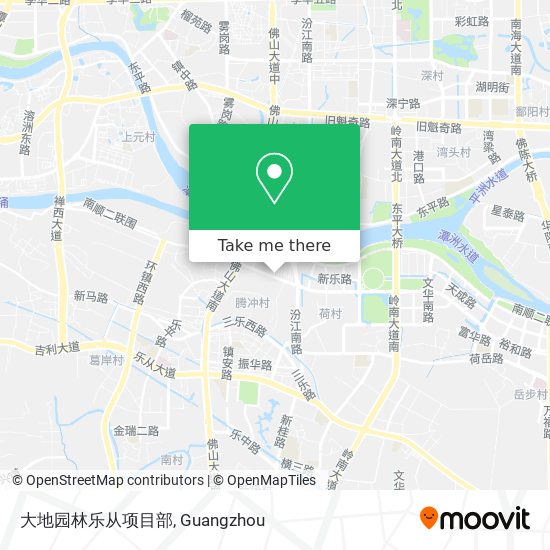 大地园林乐从项目部 map