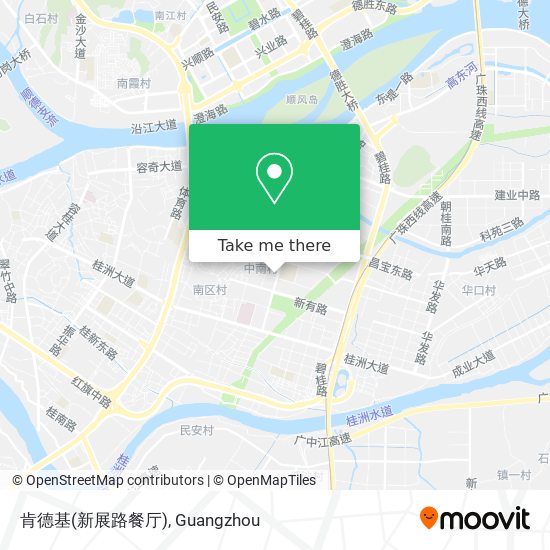 肯德基(新展路餐厅) map