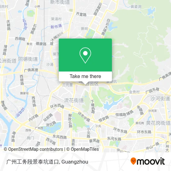 广州工务段景泰坑道口 map