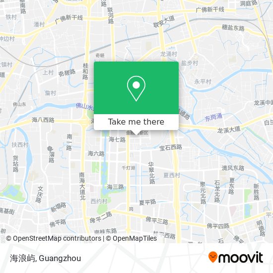 海浪屿 map