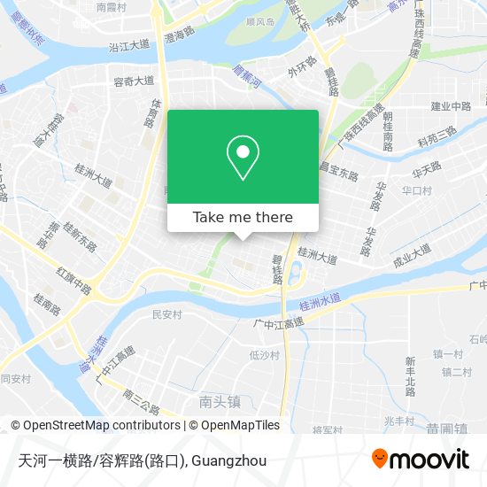 天河一横路/容辉路(路口) map