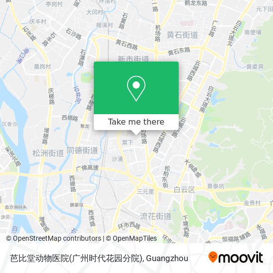 芭比堂动物医院(广州时代花园分院) map