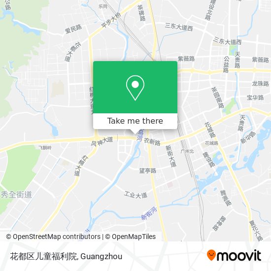 花都区儿童福利院 map