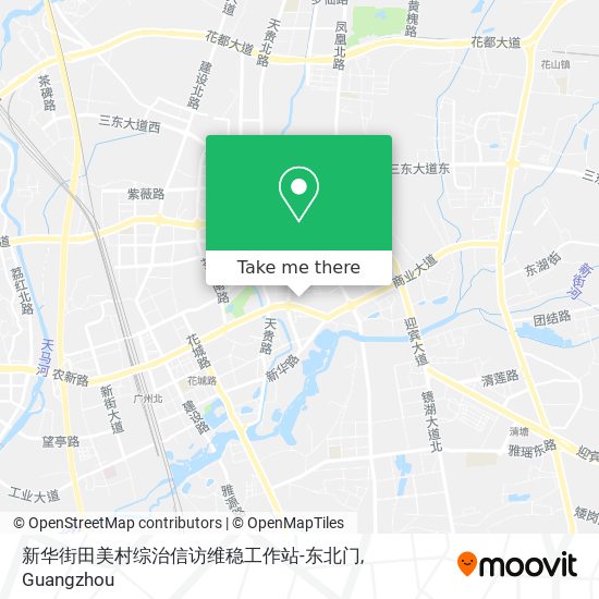 新华街田美村综治信访维稳工作站-东北门 map
