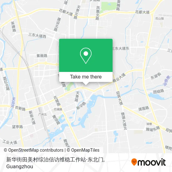 新华街田美村综治信访维稳工作站-东北门 map