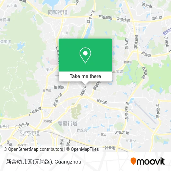 新蕾幼儿园(元岗路) map