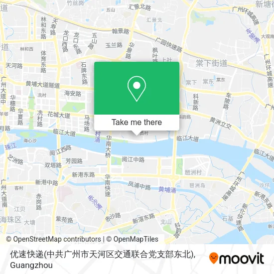 优速快递(中共广州市天河区交通联合党支部东北) map