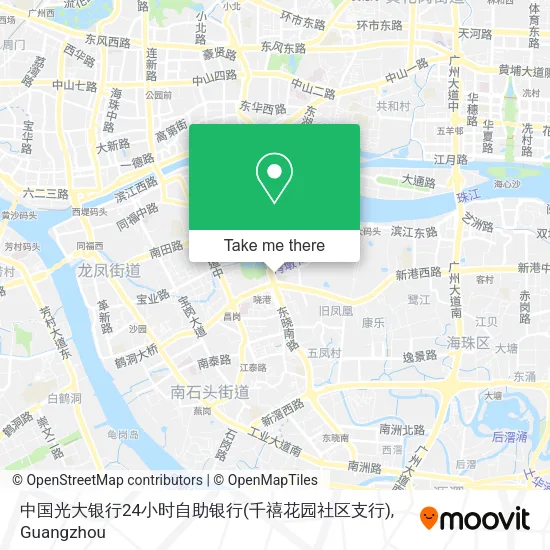 中国光大银行24小时自助银行(千禧花园社区支行) map