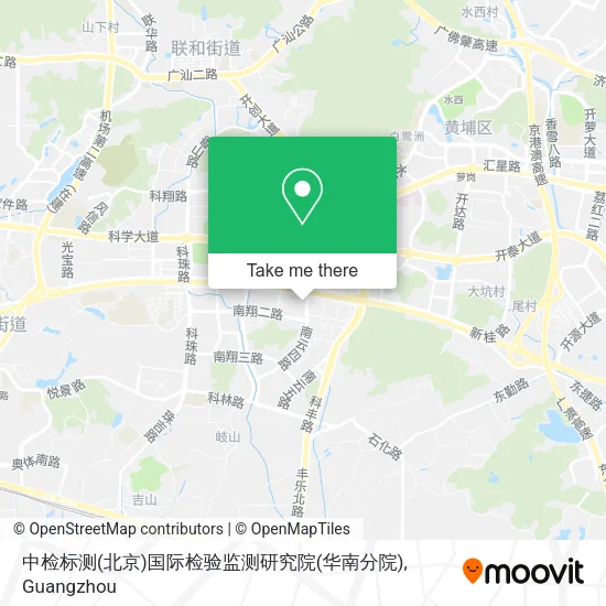 中检标测(北京)国际检验监测研究院(华南分院) map