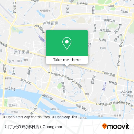 叫了只炸鸡(珠村店) map