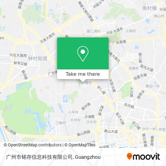 广州市铭存信息科技有限公司 map