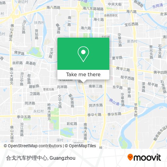 合戈汽车护理中心 map