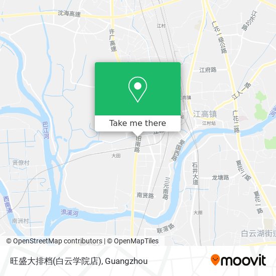 旺盛大排档(白云学院店) map