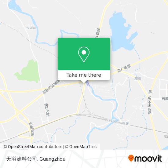 天溢涂料公司 map