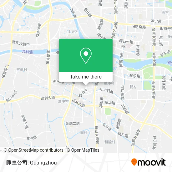 睡皇公司 map