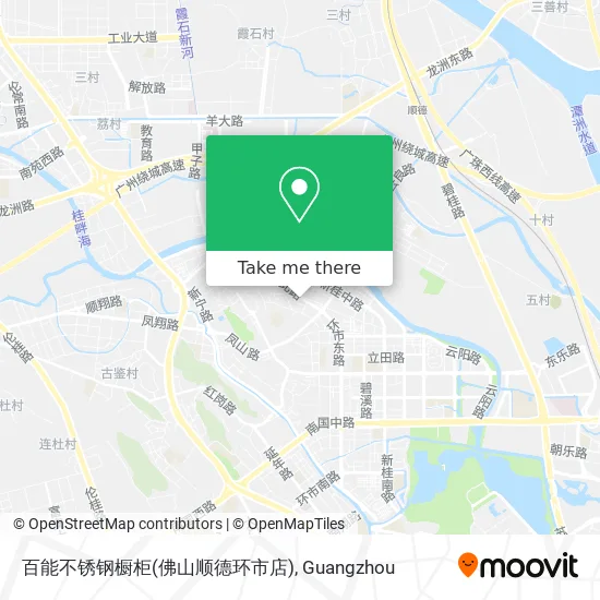 百能不锈钢橱柜(佛山顺德环市店) map