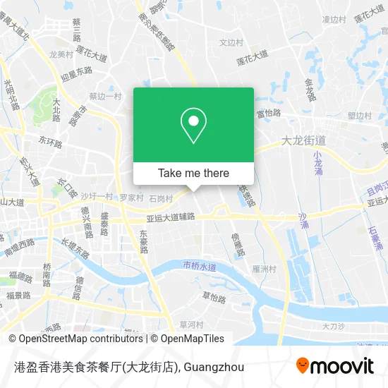 港盈香港美食茶餐厅(大龙街店) map