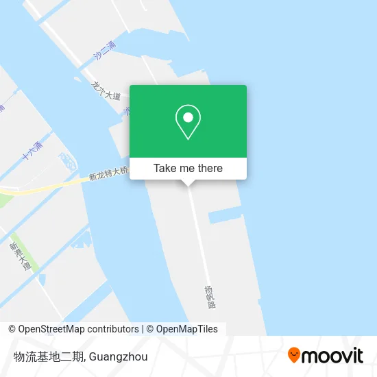 物流基地二期 map