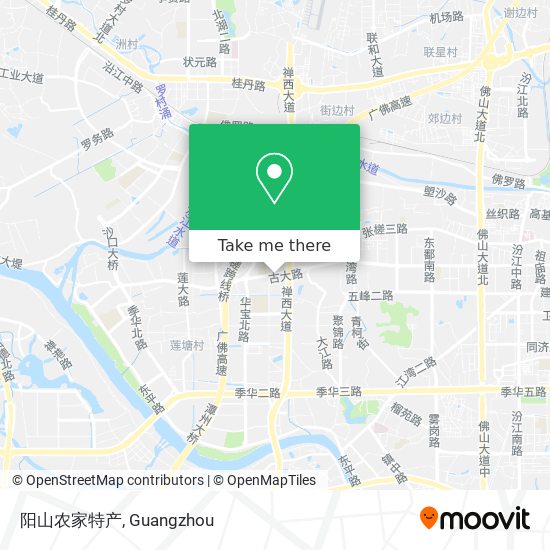 阳山农家特产 map