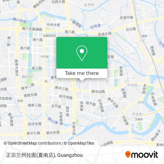 正宗兰州拉面(夏南店) map
