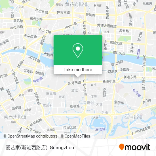 爱艺家(新港西路店) map