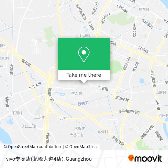 vivo专卖店(龙峰大道4店) map