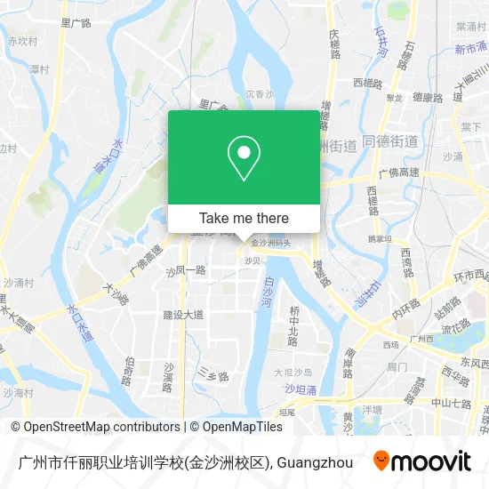 广州市仟丽职业培训学校(金沙洲校区) map