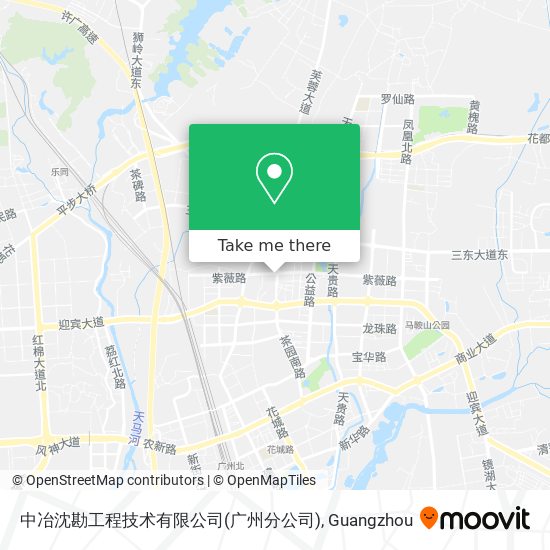 中冶沈勘工程技术有限公司(广州分公司) map