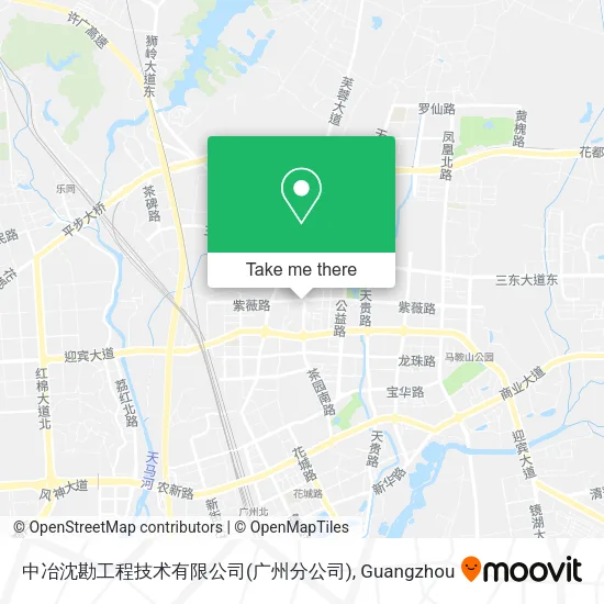 中冶沈勘工程技术有限公司(广州分公司) map