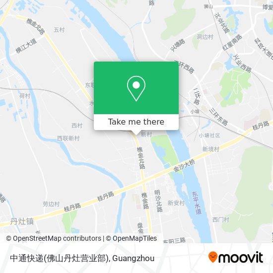 中通快递(佛山丹灶营业部) map