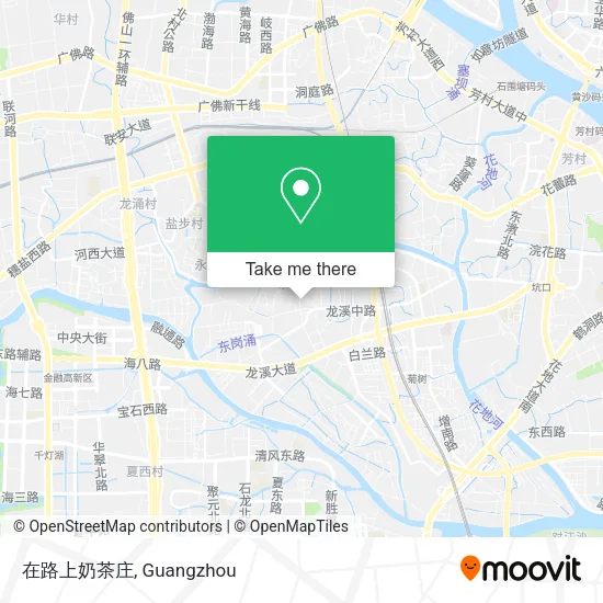 在路上奶茶庄 map