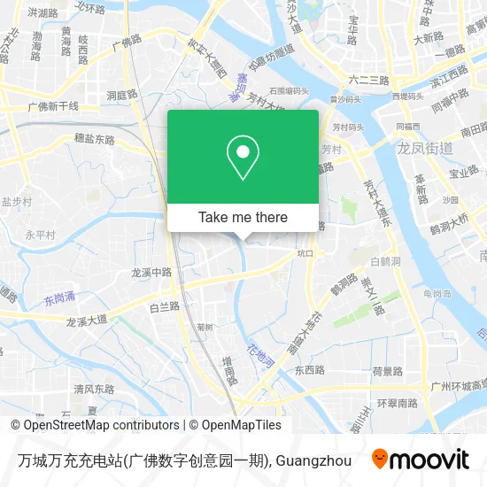 万城万充充电站(广佛数字创意园一期) map