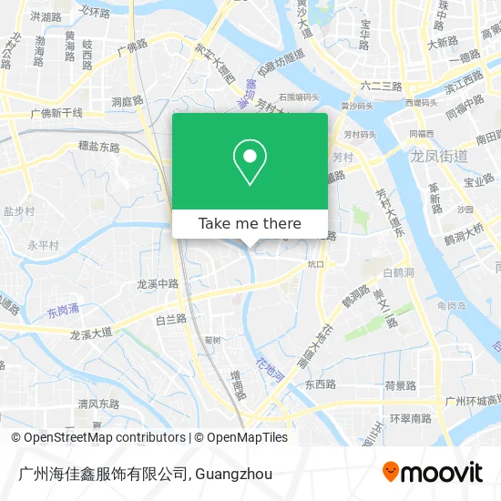 广州海佳鑫服饰有限公司 map