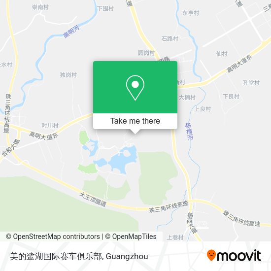 美的鹭湖国际赛车俱乐部 map
