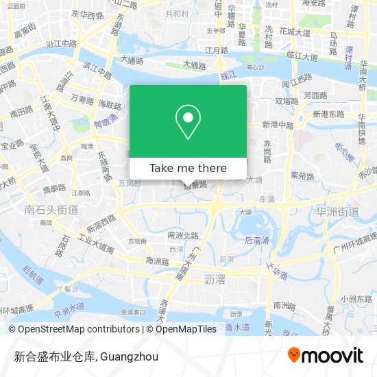 新合盛布业仓库 map