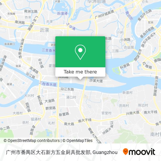 广州市番禺区大石新方五金厨具批发部 map