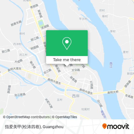 指爱美甲(松涛四巷) map