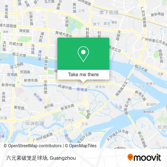 六元素破笼足球场 map