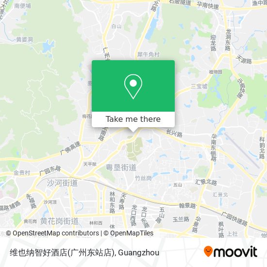 维也纳智好酒店(广州东站店) map